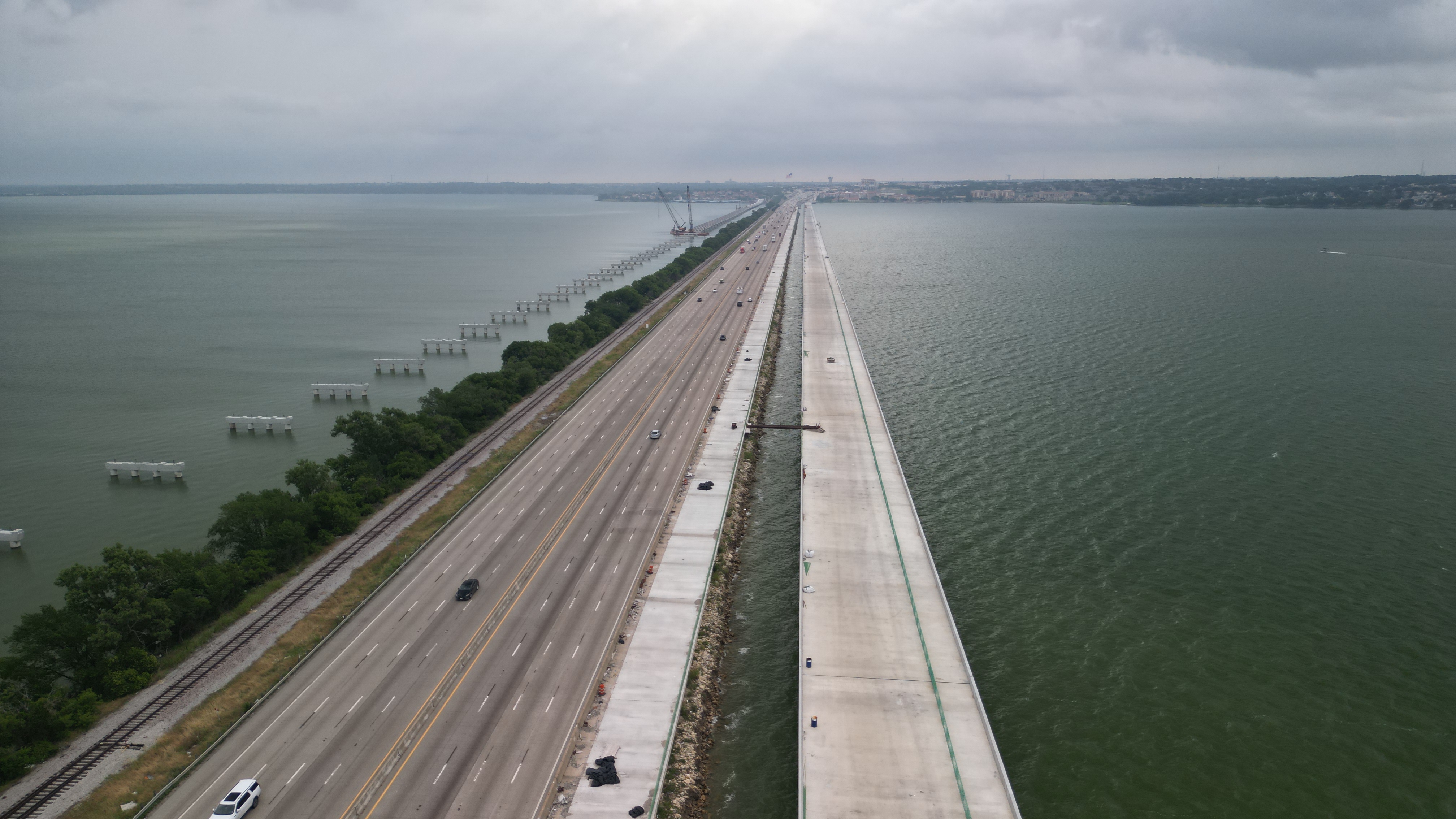 Aerial drone photo of Rowlett, Texas