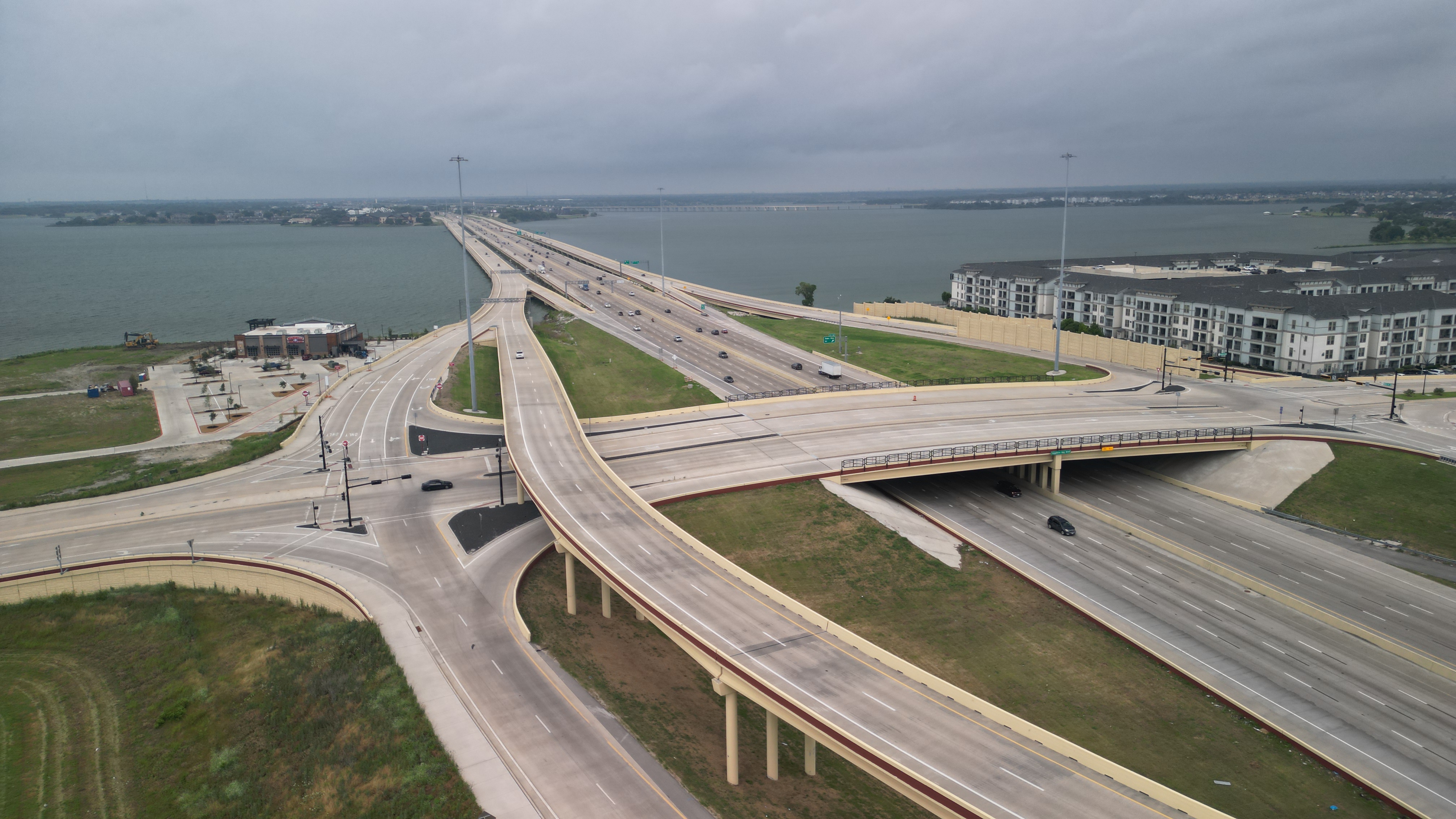Aerial drone photo of Rowlett, Texas