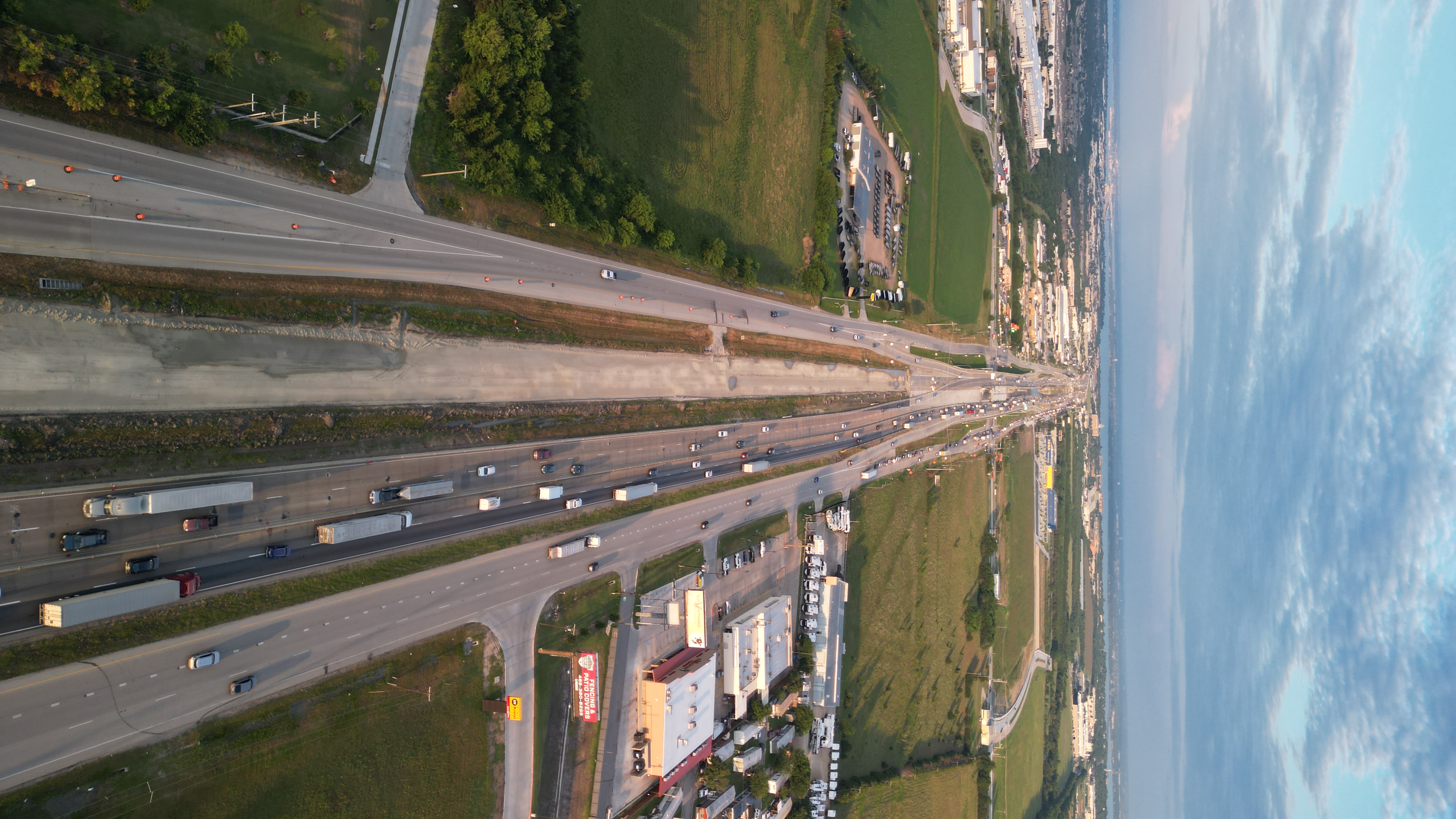 Aerial drone photo of Fate, Texas