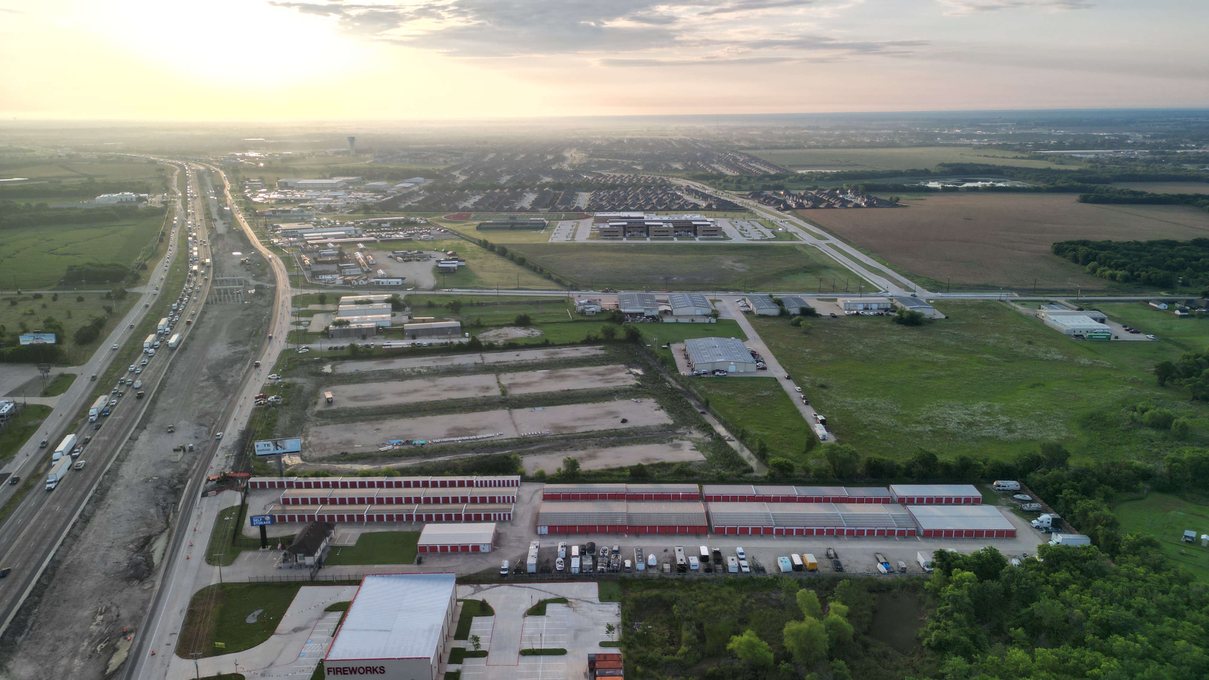 Aerial drone photo of Fate, Texas